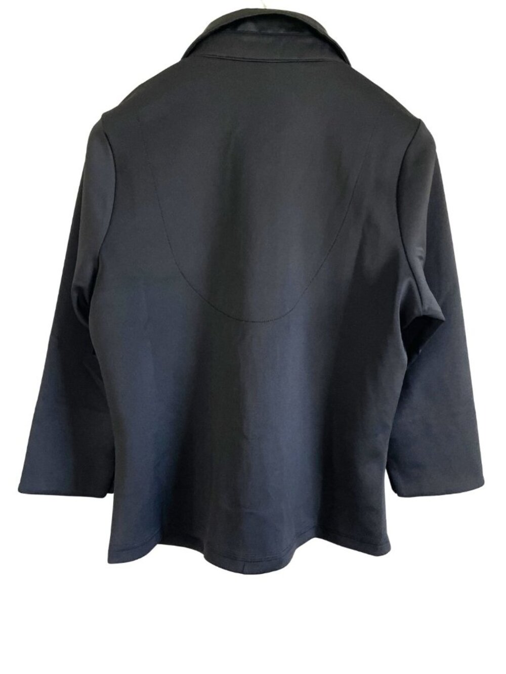 NWT Gretchen Scott Twist & Shout Top Black Sz S Minimalist Classic Resortwear - Picture 8 of 9